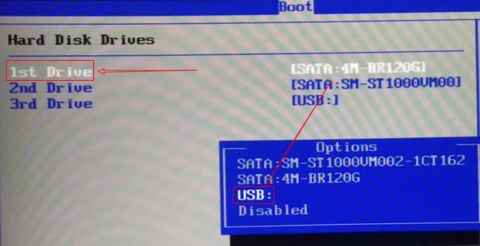 BIOS设置u盘启动